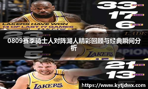 0809赛季骑士人对阵湖人精彩回顾与经典瞬间分析